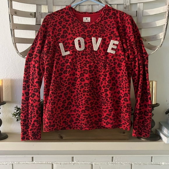Sundry size 2 (medium) sweatshirt with patchwork, Anthropologie - Picture 1 of 5